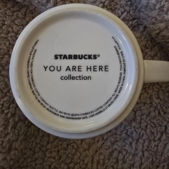 Starbucks Boston Cityscape Mug - Red and Blue 2015 - Picture 2 of 5